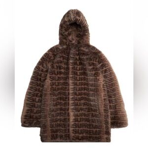 Supreme Repeat Faux Fur Jacket